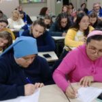 Docentes trabajando
